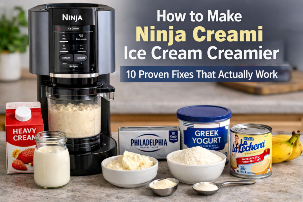 How to Make Ninja Creami Ice Cream Creamier how to make ninja ice cream creamier