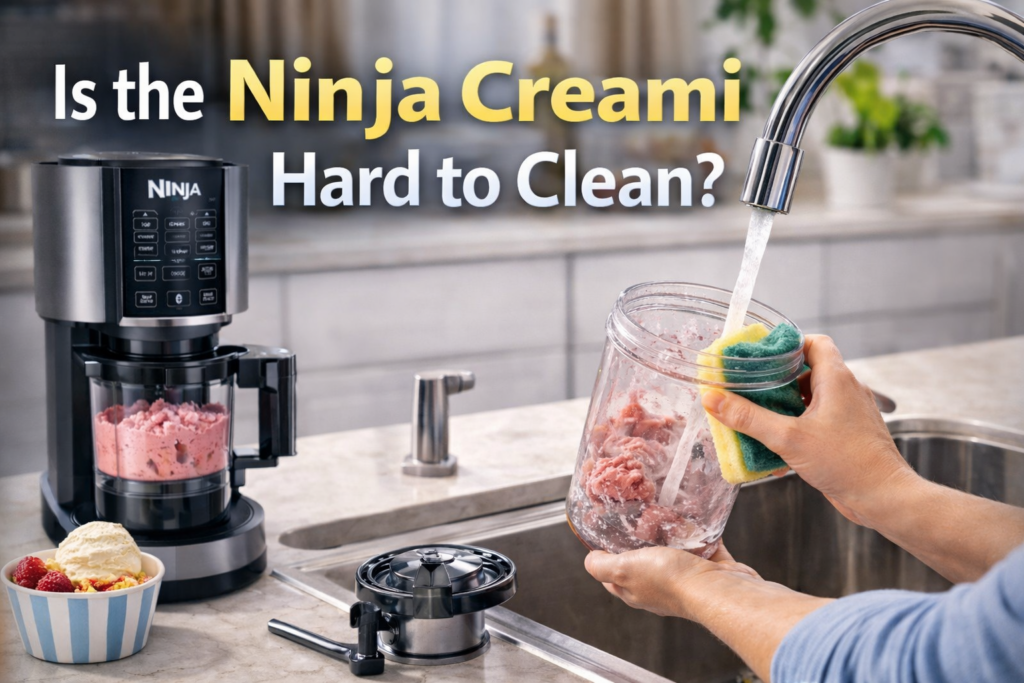 Is the Ninja Creami Hard to Clean? (Honest Answer) is the ninja creami hard to clean