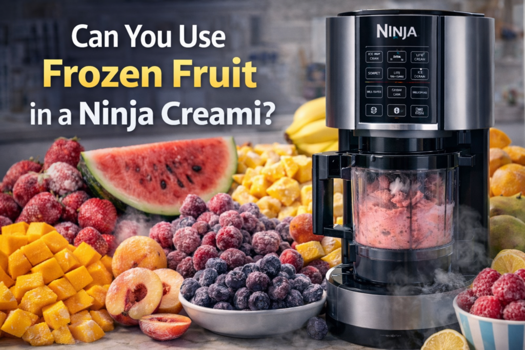 Can You Use Frozen Fruit in a Ninja Creami? frozen fruit ninja